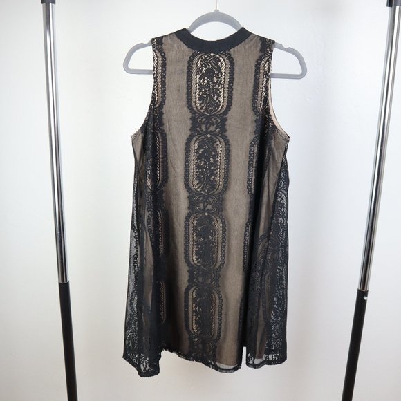 Laced Sleeveless Dress - Picture 1 of 8